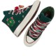 Chuck 70 High X Mas Gingerbread Knit Sock Midnight Clover Women