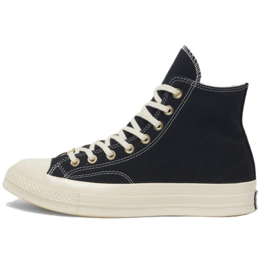 Chuck 70 High Black Gold Star