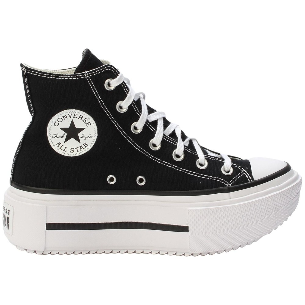 Chuck Taylor All Star Lift Double Stack High Black White Women