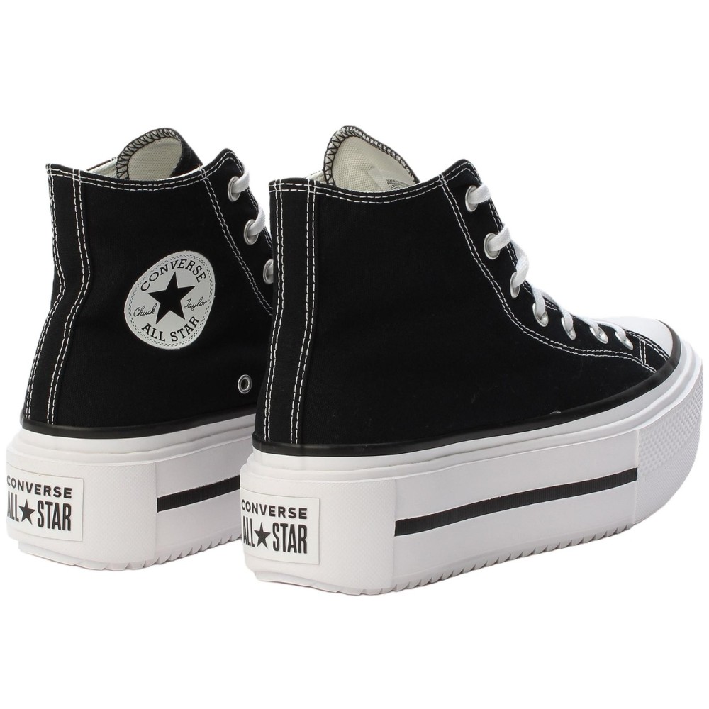 Chuck Taylor All Star Lift Double Stack High Black White Women