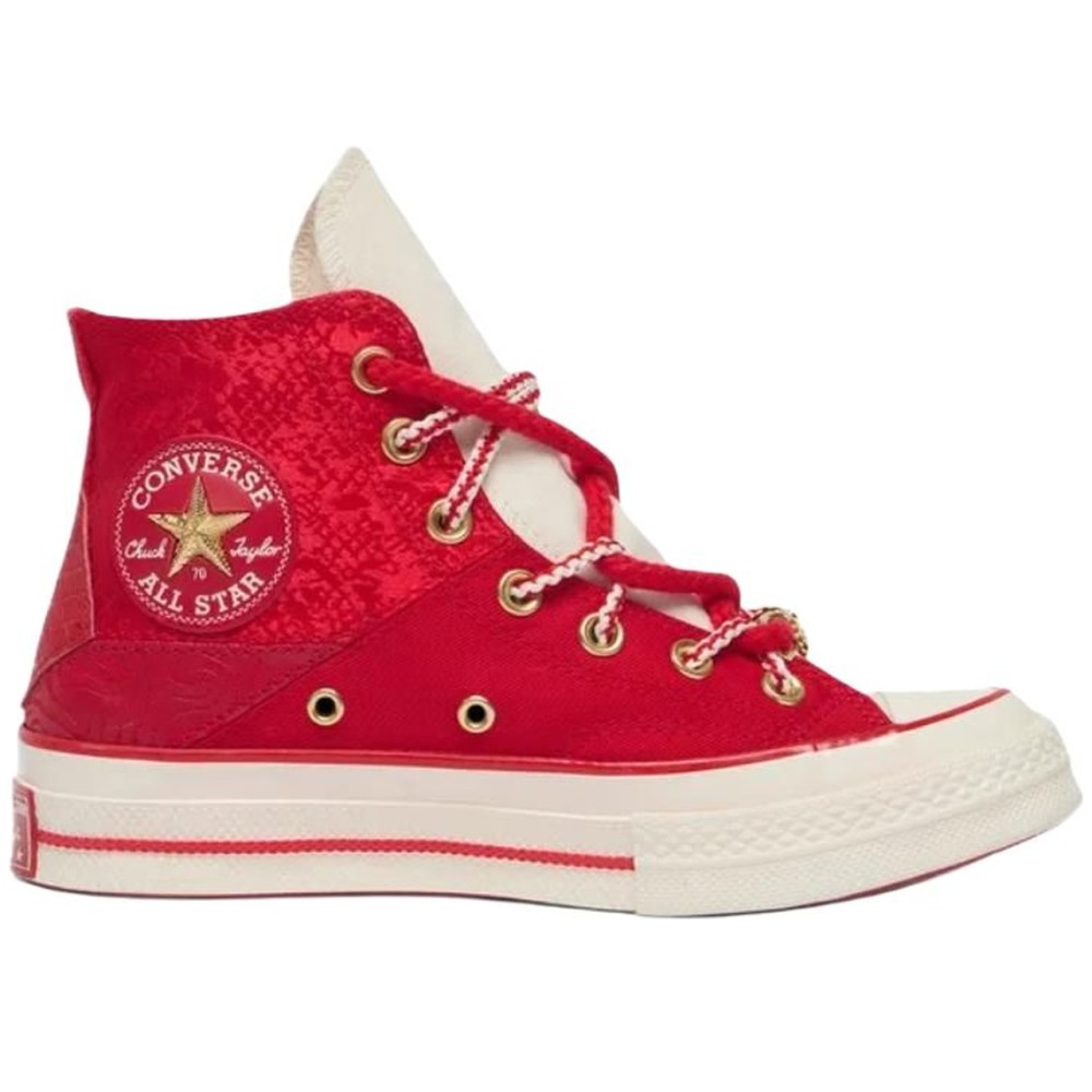 Chuck 70 High Chinese New Year Enamel Red Snakeskin