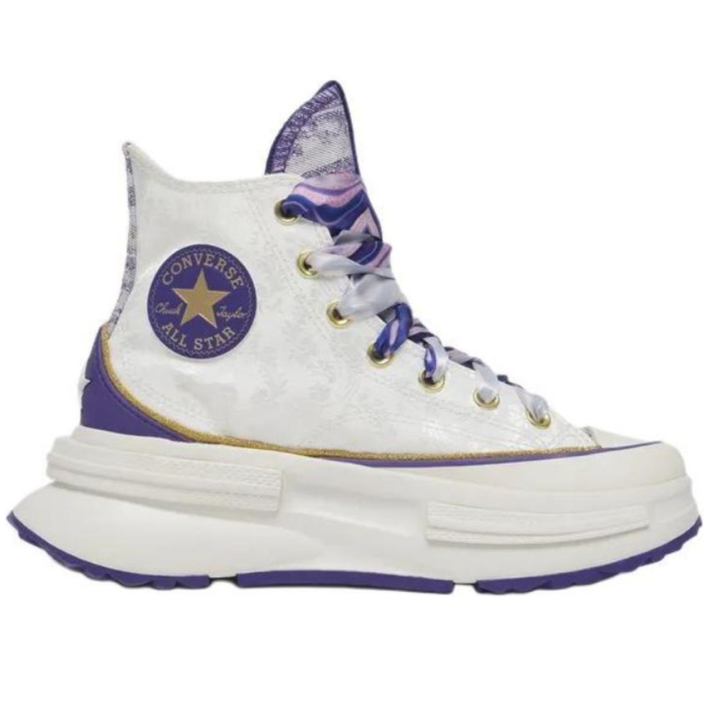 Run Star Legacy Cx High Canvas Women White Purple