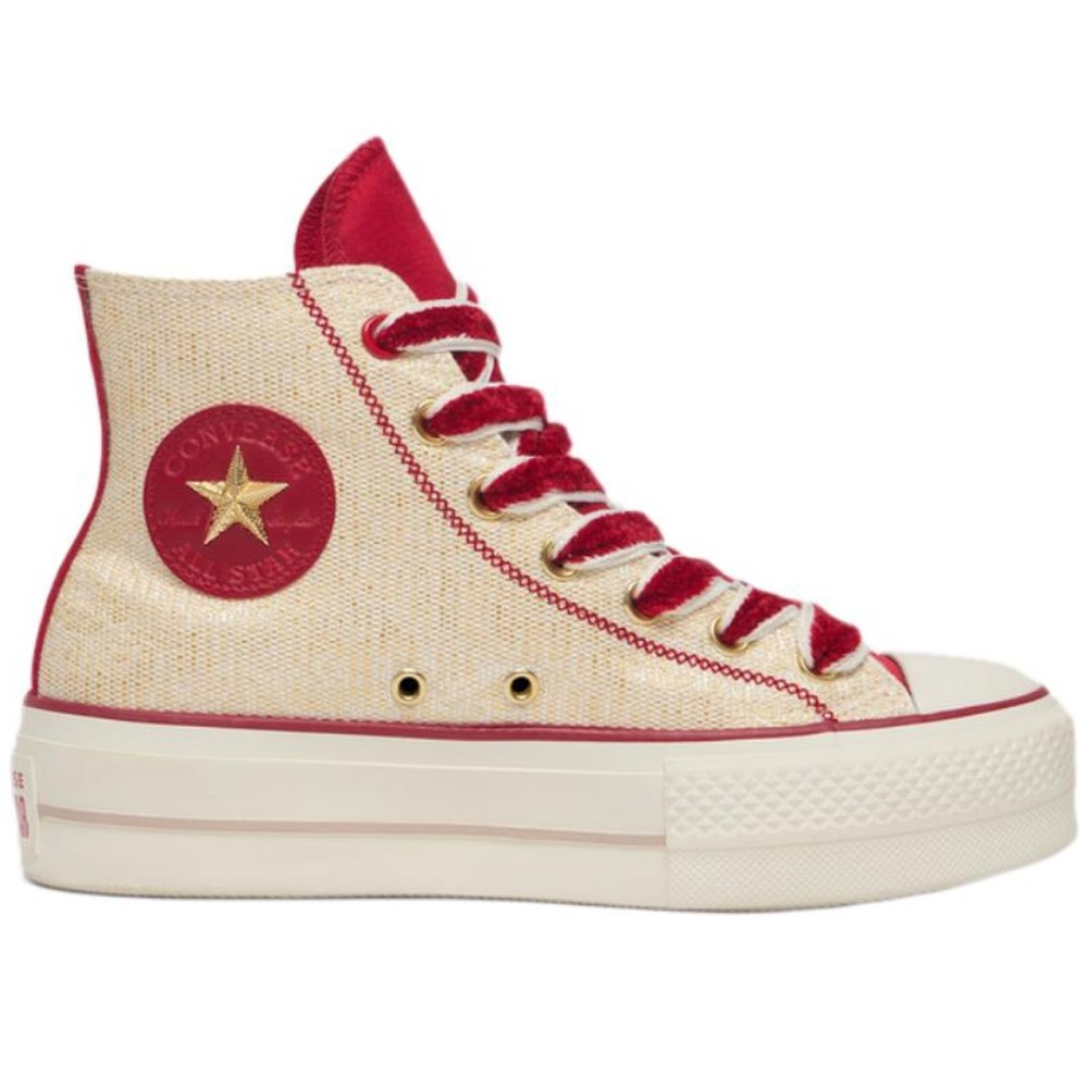 All Star Lift Wear And Lightweight High Canvas Women Red