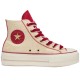All Star Lift Wear And Lightweight High Canvas Women Red