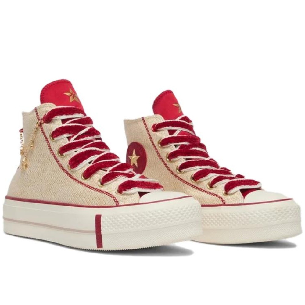 All Star Lift Wear And Lightweight High Canvas Women Red