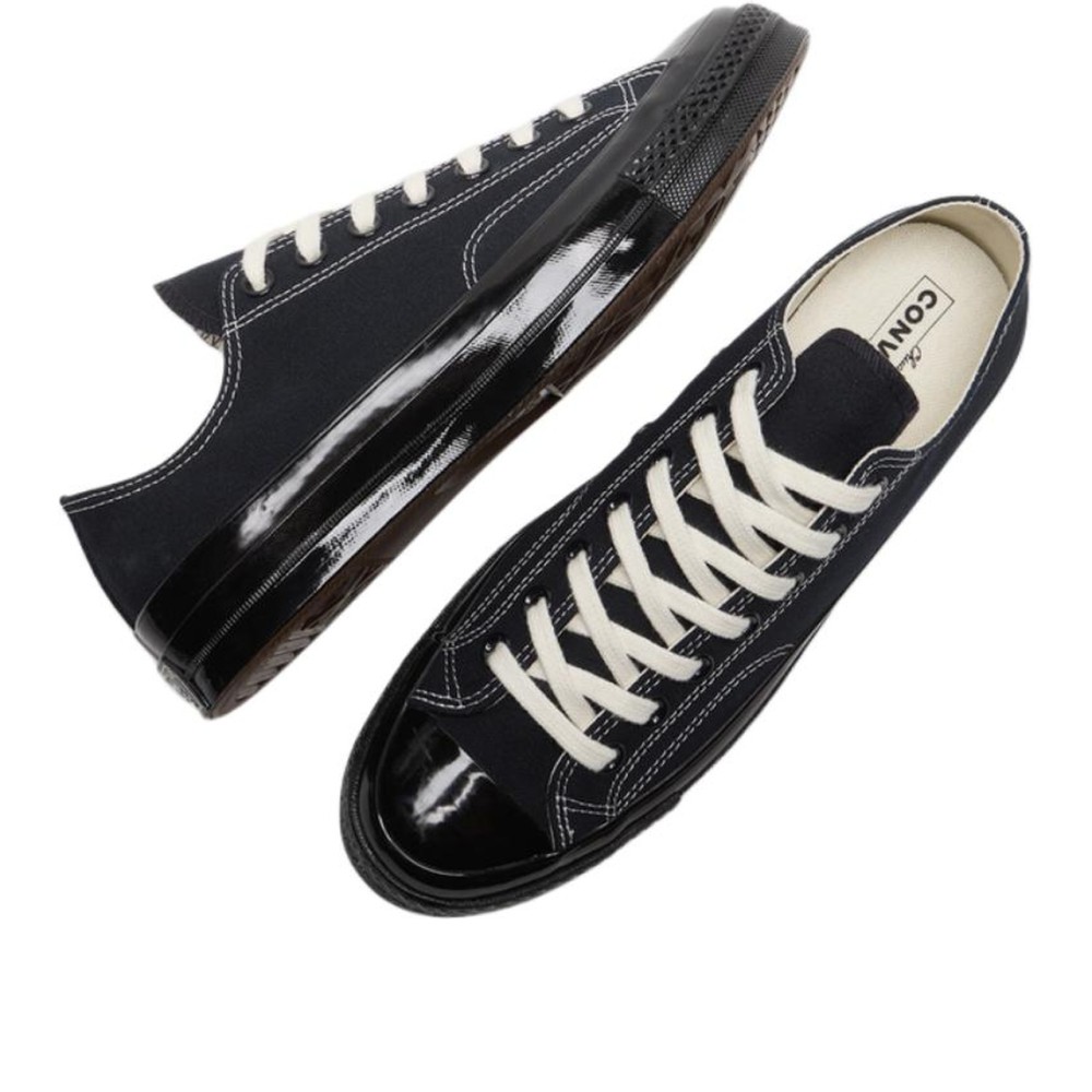 1970s Shock Absorbers Low Canvas Unisex Black