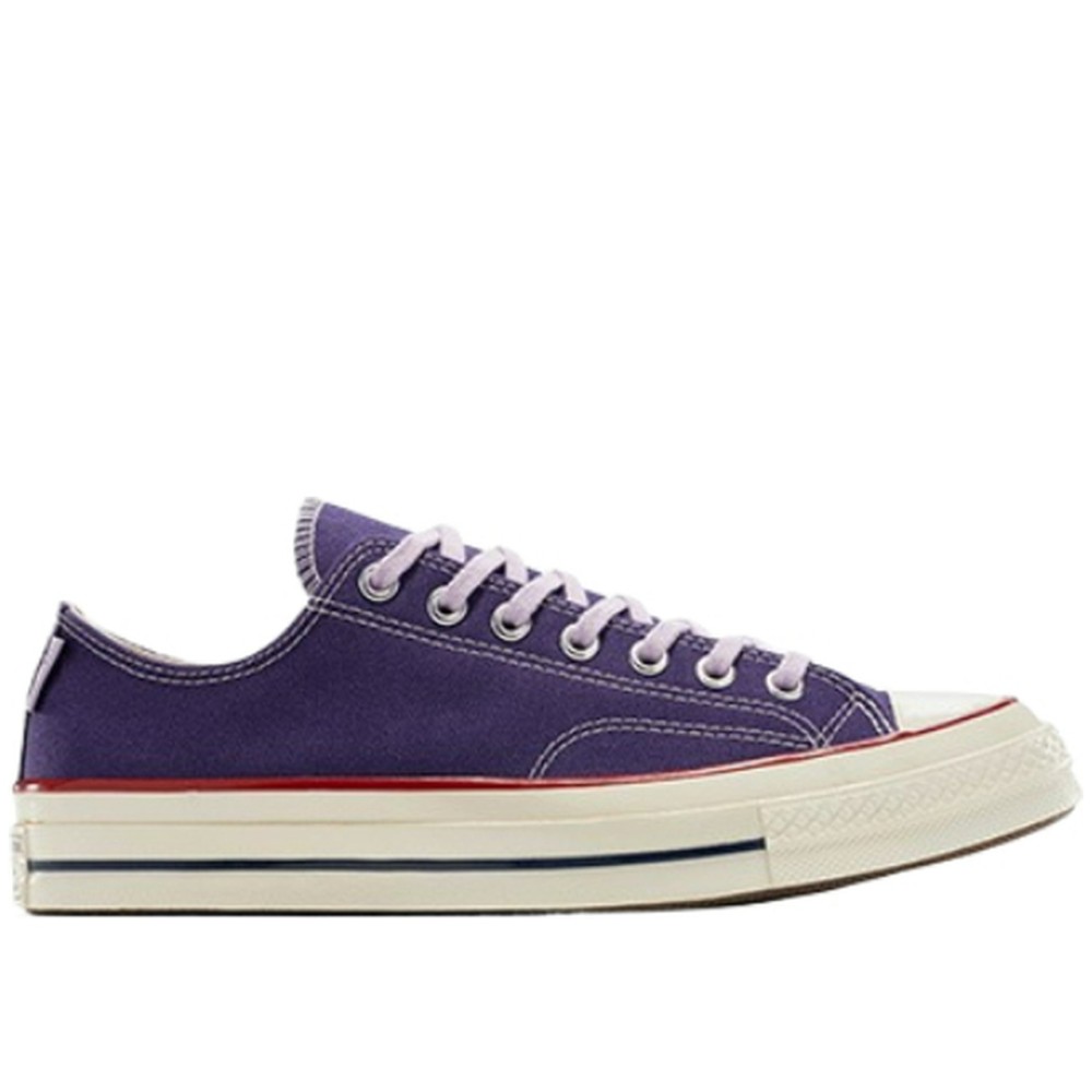 Chuck 70 Canvas Canvas Cushioning Lace Up Low Moderate Platform Purple Round Tip A18855c
