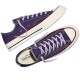 Chuck 70 Canvas Canvas Cushioning Lace Up Low Moderate Platform Purple Round Tip A18855c