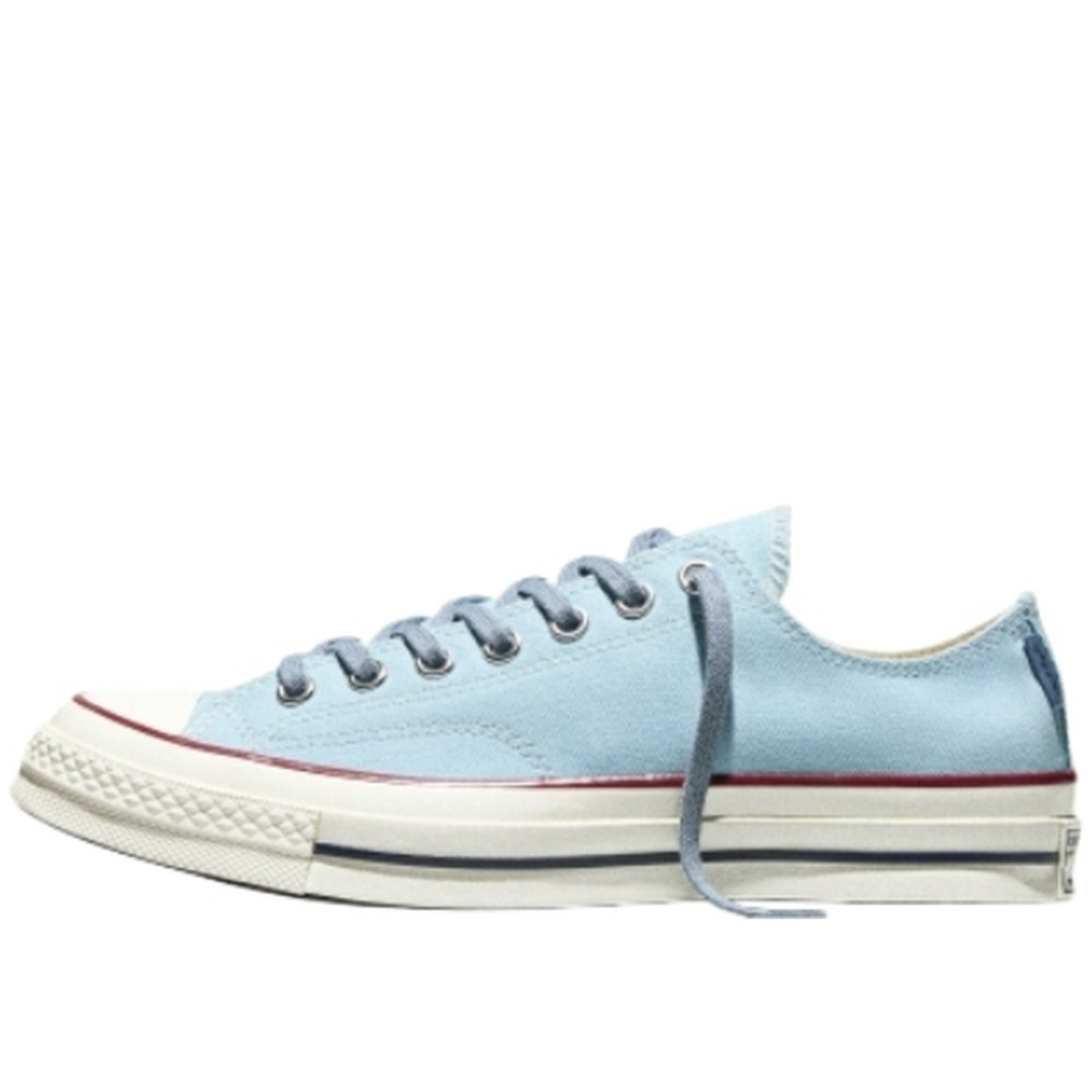 Chuck 70 Canvas Blue Canvas Cushioning Lace Up Low Moderate Platform Round Tip A18856c