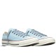 Chuck 70 Canvas Blue Canvas Cushioning Lace Up Low Moderate Platform Round Tip A18856c