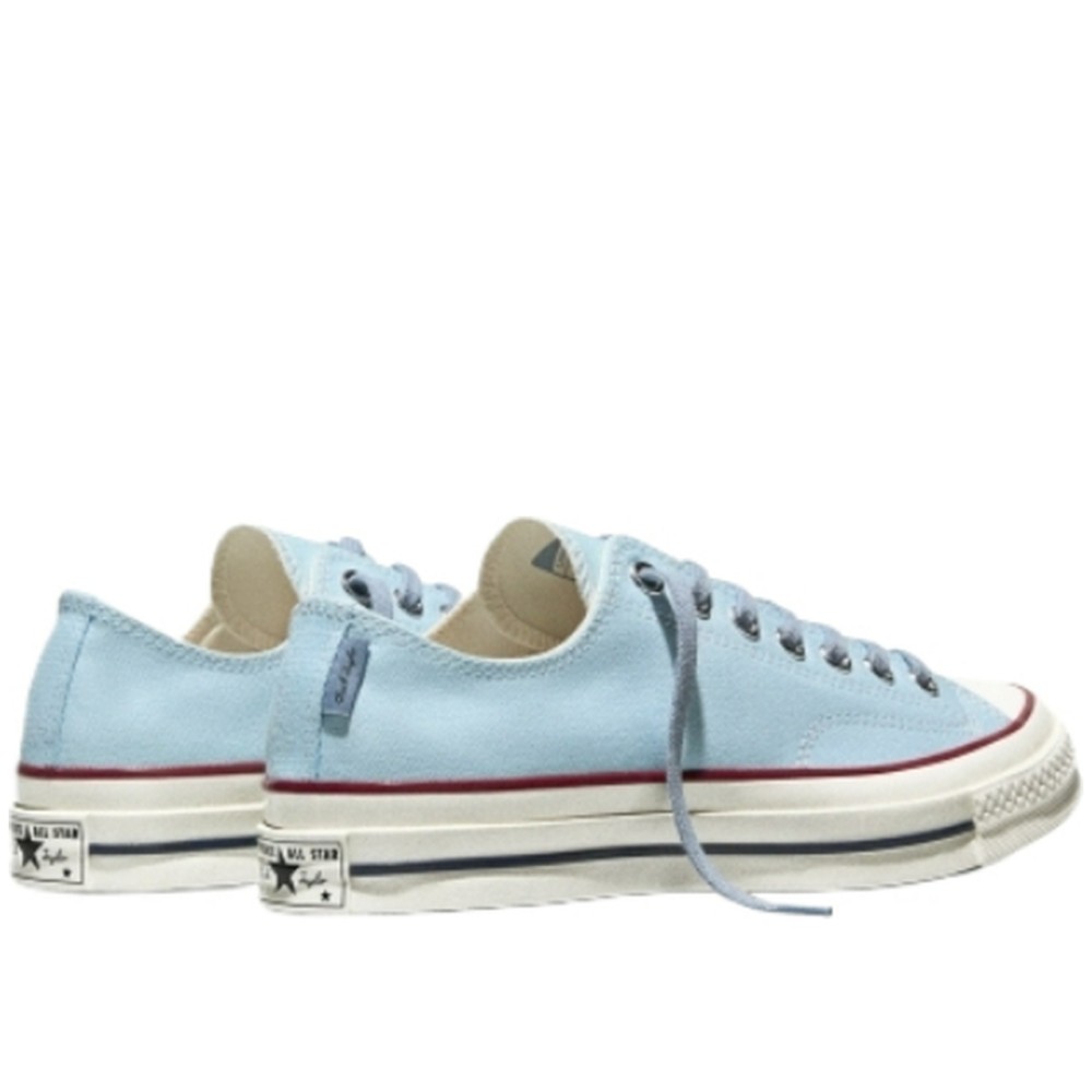 Chuck 70 Canvas Blue Canvas Cushioning Lace Up Low Moderate Platform Round Tip A18856c