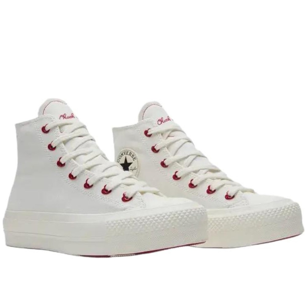 All Star Lift High Canvas Women White