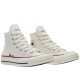 1970s High Canvas Unisex White Red