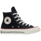 1970s High Canvas Unisex Black Red
