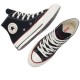 1970s High Canvas Unisex Black Red