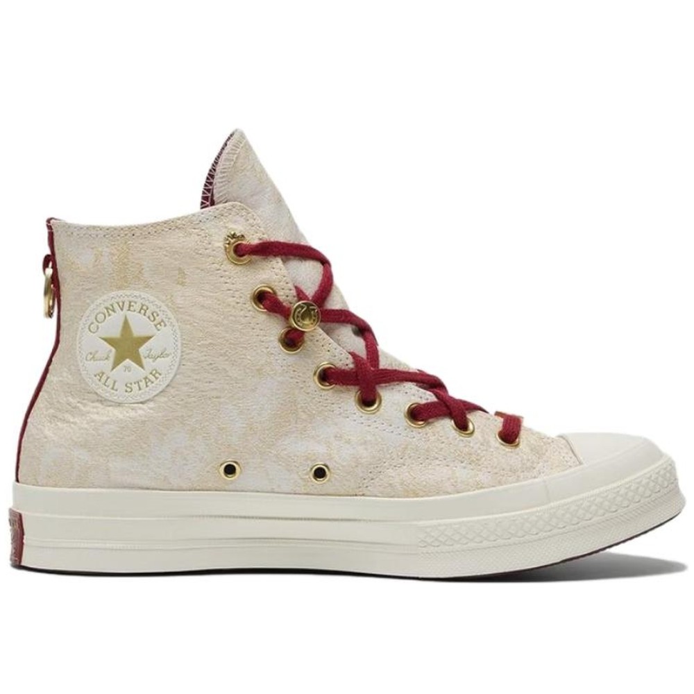 Chuck Taylor All Star Canvas Beige Flat High Lace Up Round Tip A19072c