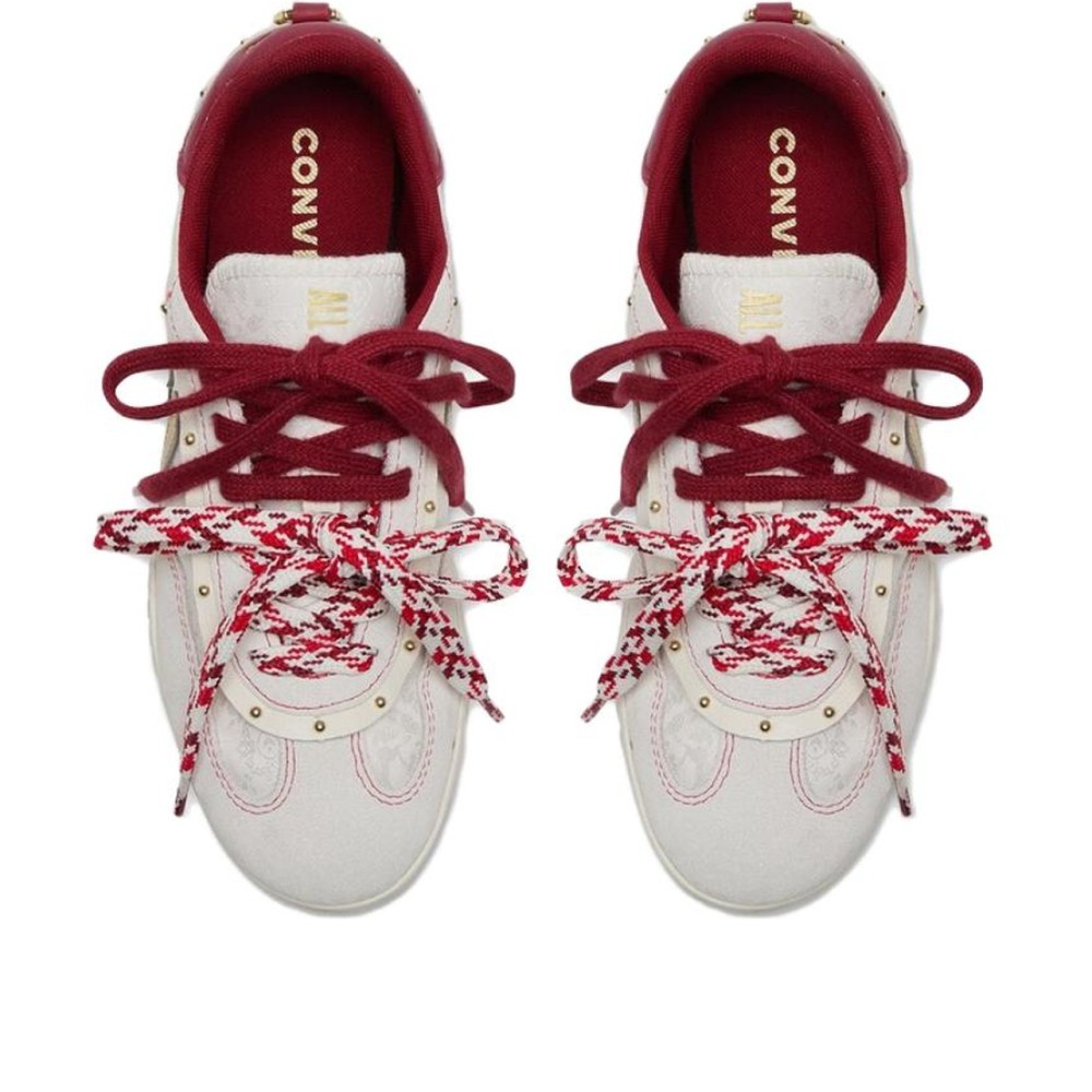 All Star Casual Flat Lace Up Low Round Tip White A19073c
