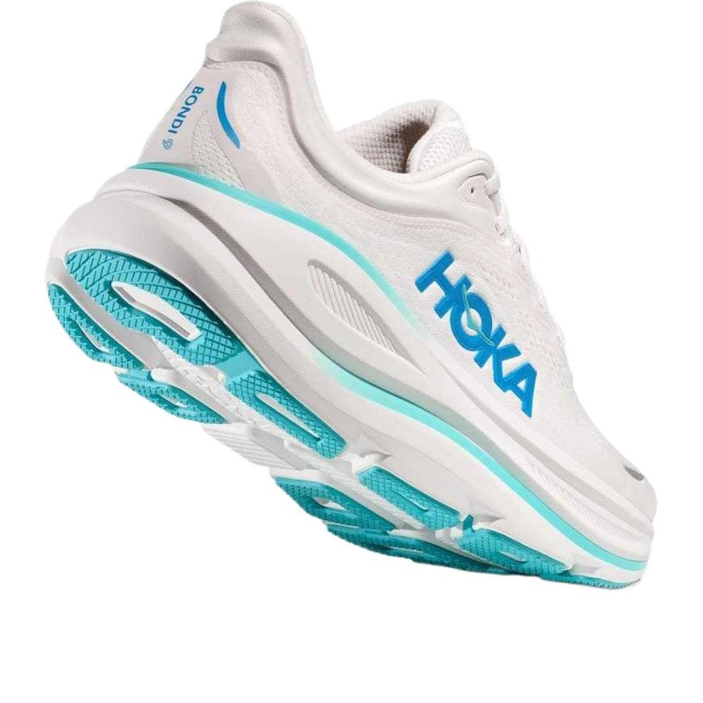 One One Bondi 9 White Hoka Blue