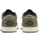 Air Jordan 1 Low Black Toe Medium Olive