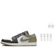 Air Jordan 1 Low Black Toe Medium Olive