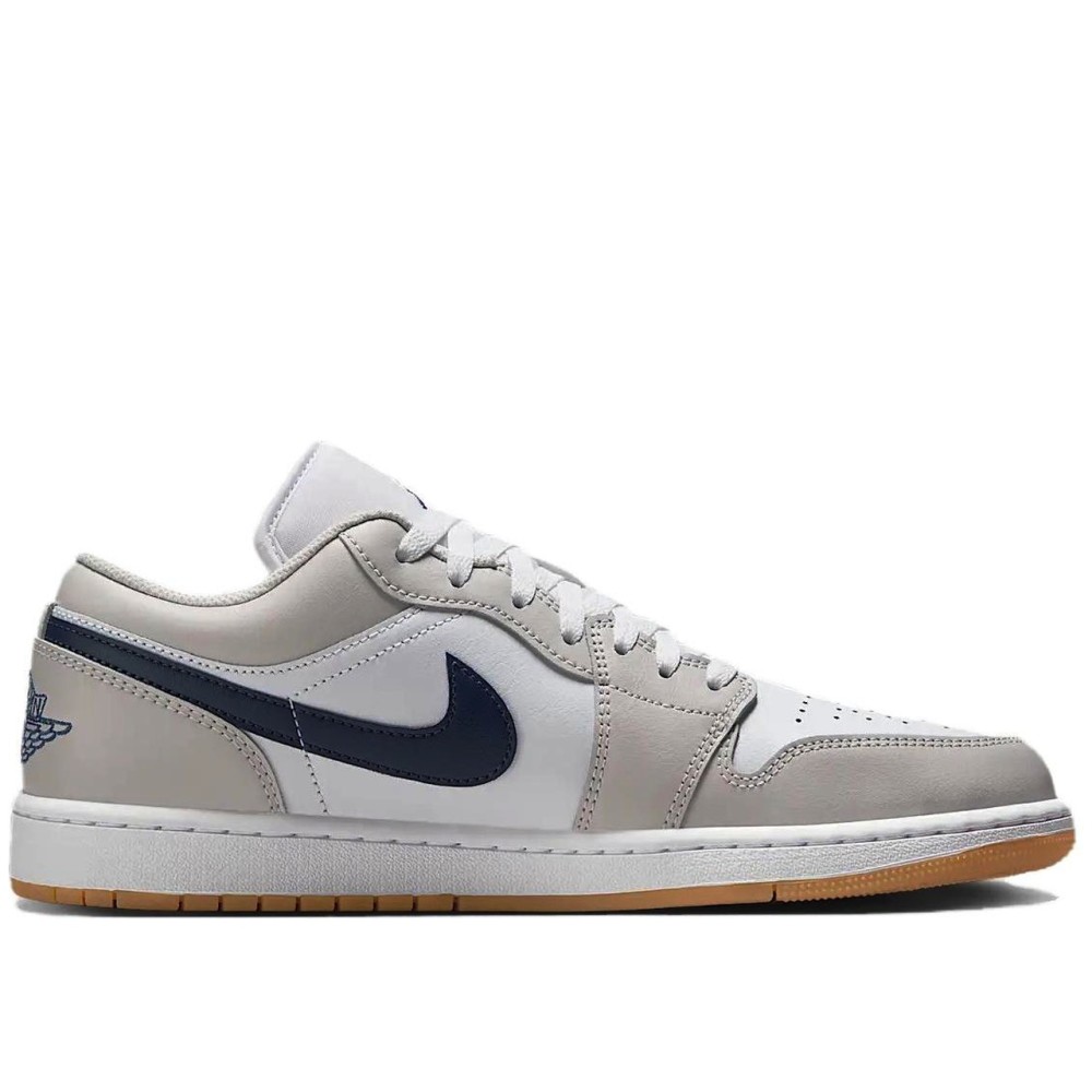 Air Jordan 1 Low Midnight Navy Neutral Grey