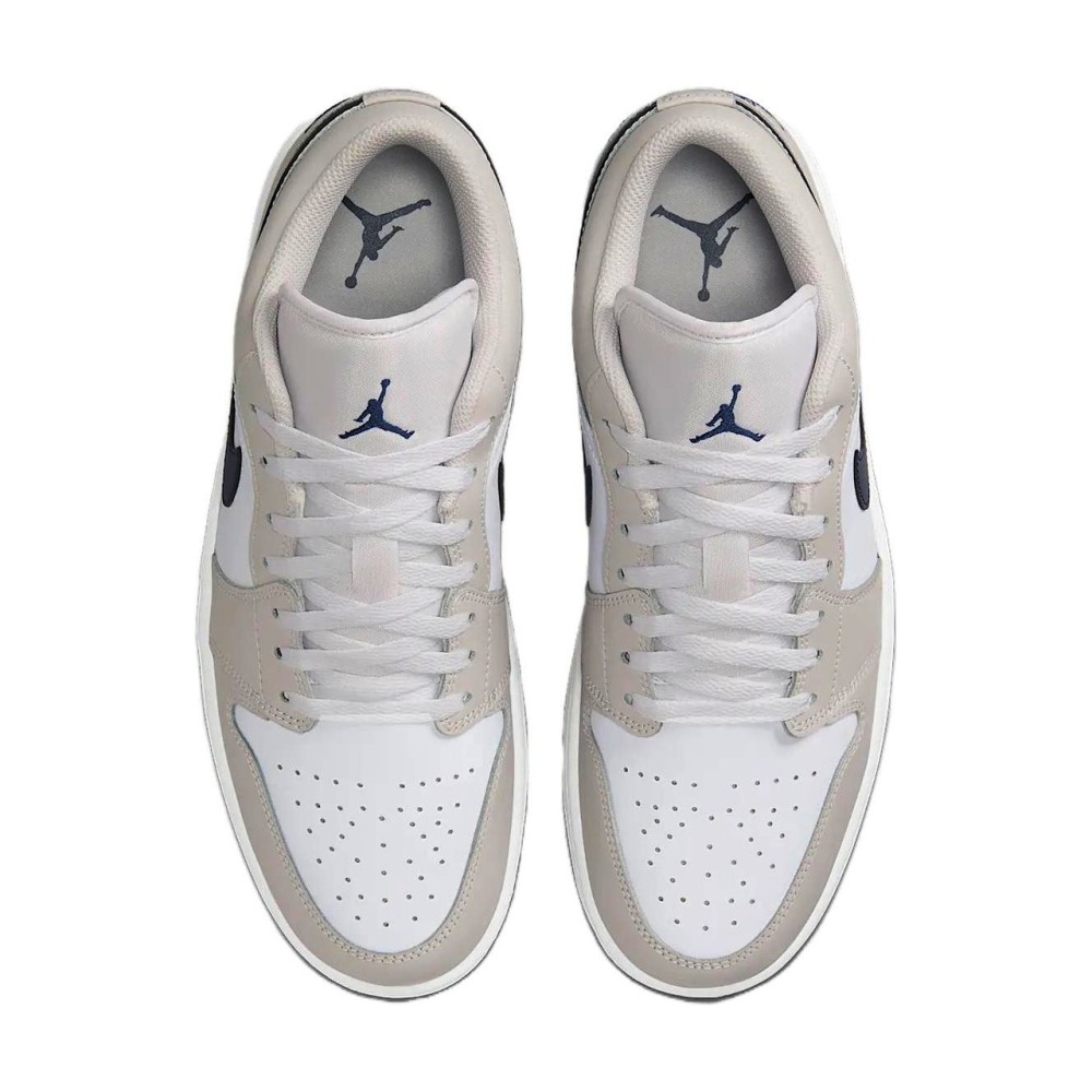 Air Jordan 1 Low Midnight Navy Neutral Grey