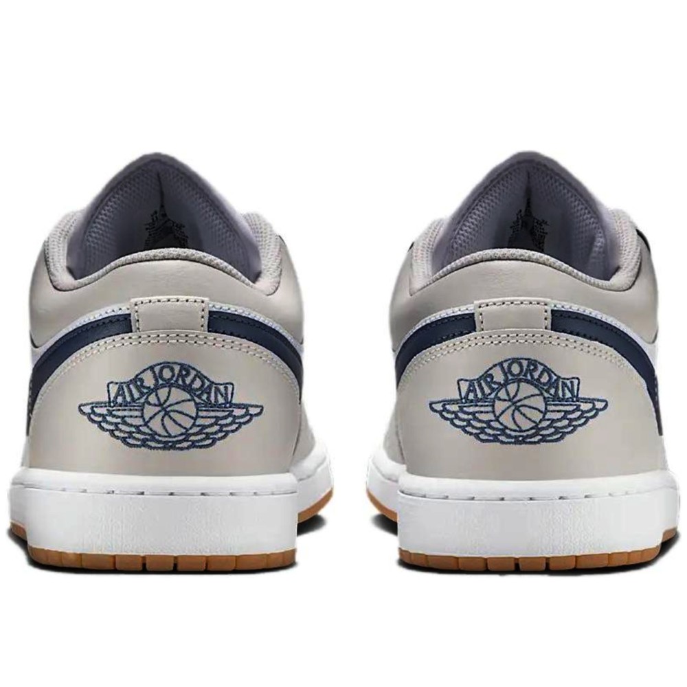 Air Jordan 1 Low Midnight Navy Neutral Grey