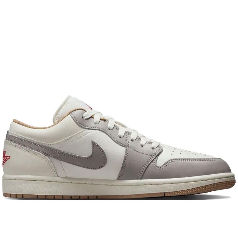 Air Jordan 1 Low Sail College Grey Rattan