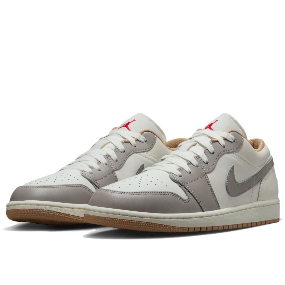 Air Jordan 1 Low Sail College Grey Rattan