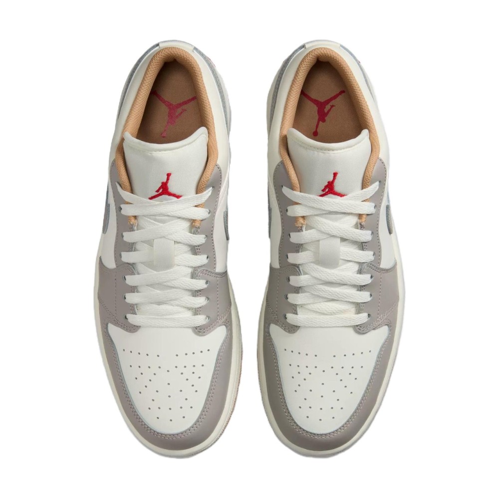 Air Jordan 1 Low Sail College Grey Rattan