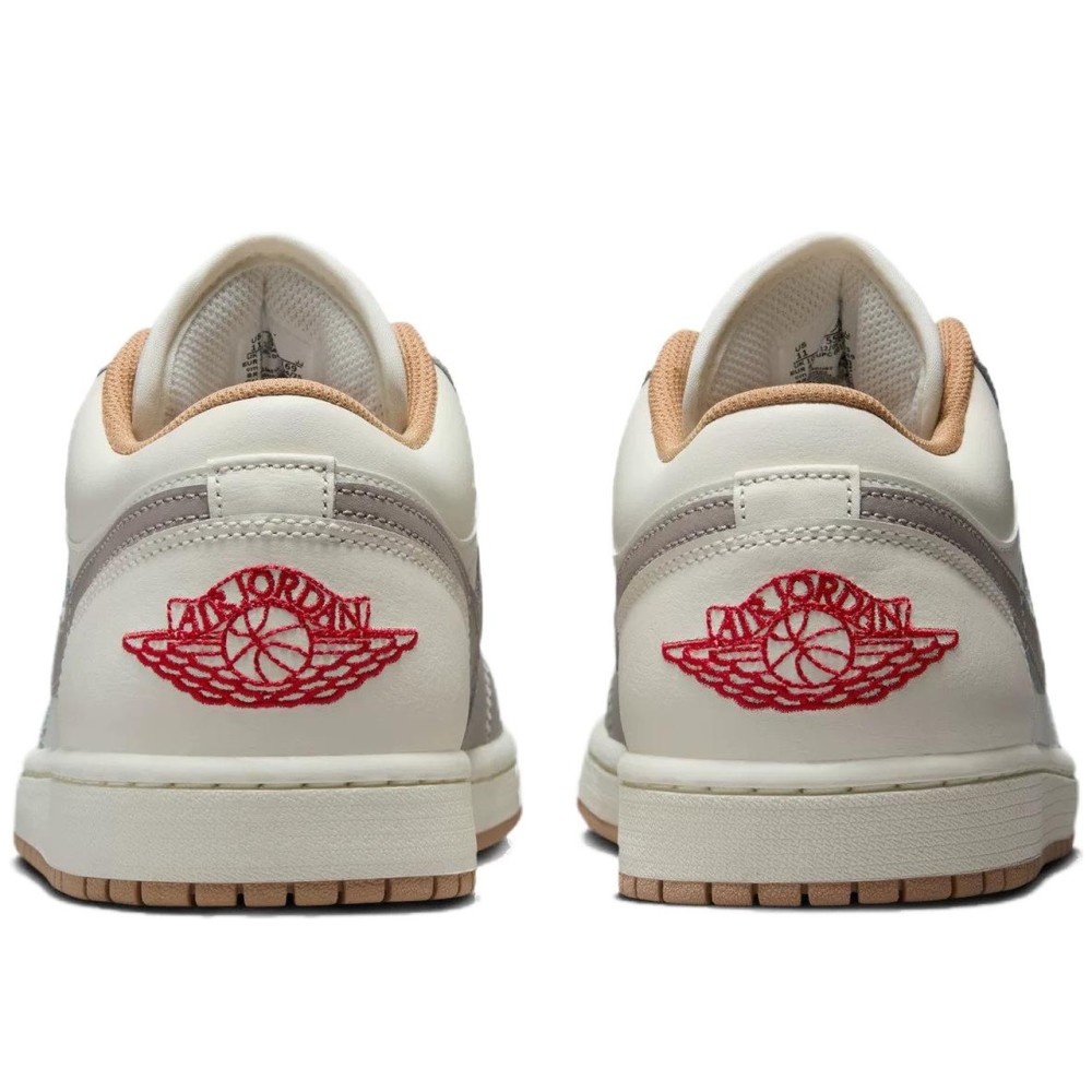 Air Jordan 1 Low Sail College Grey Rattan