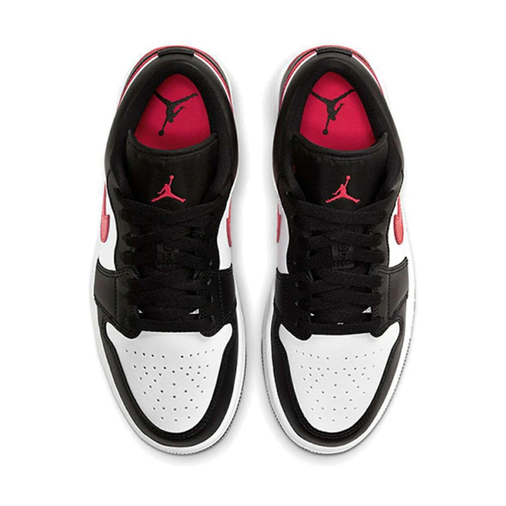 Air Jordan 1 Low Black Siren Red