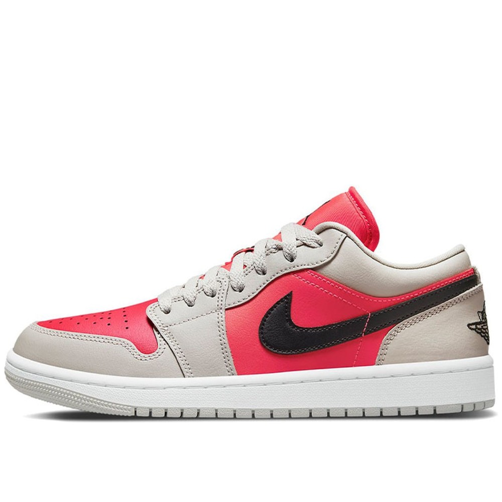 Air Jordan 1 Low Light Iron Ore Siren Red