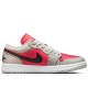 Air Jordan 1 Low Light Iron Ore Siren Red