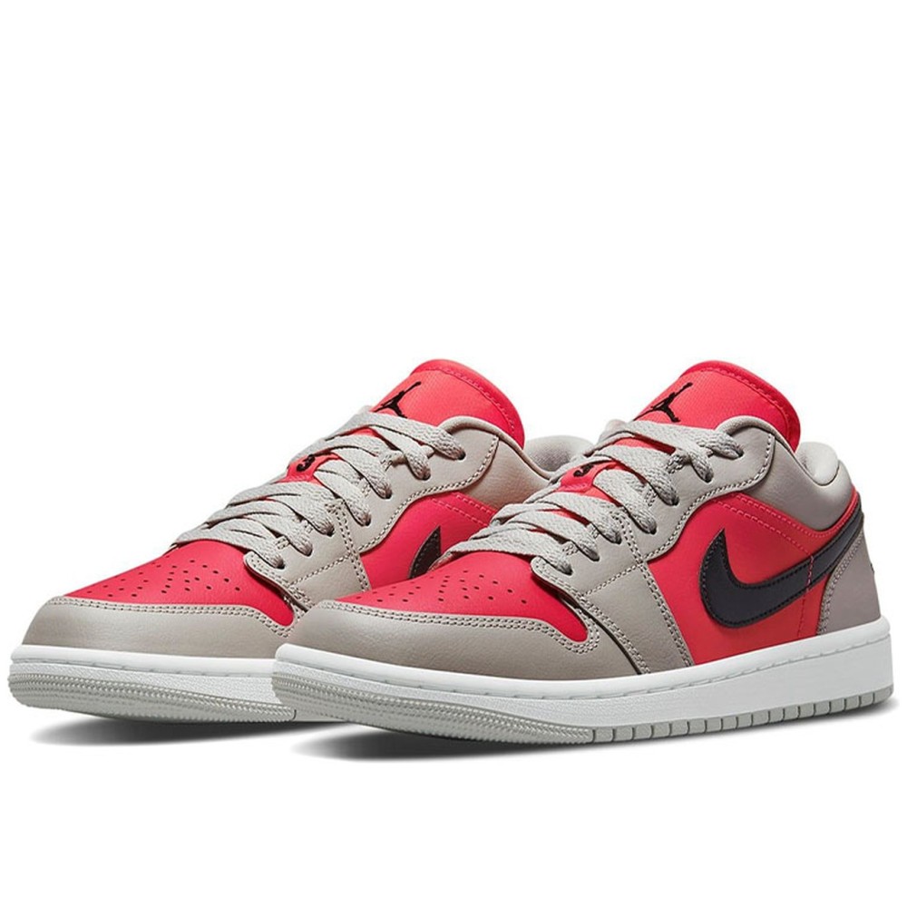 Air Jordan 1 Low Light Iron Ore Siren Red