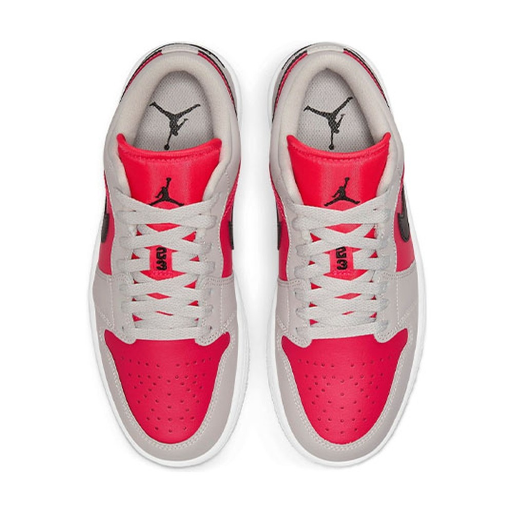 Air Jordan 1 Low Light Iron Ore Siren Red