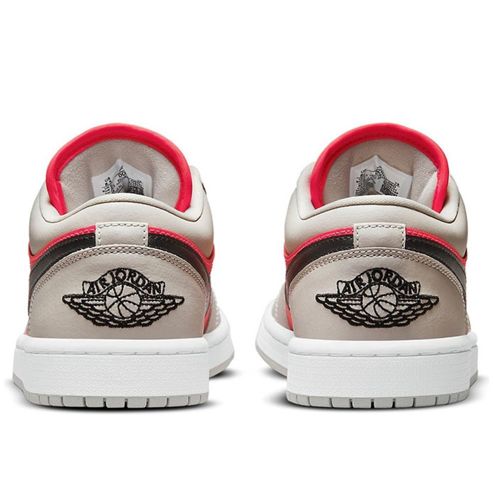 Air Jordan 1 Low Light Iron Ore Siren Red
