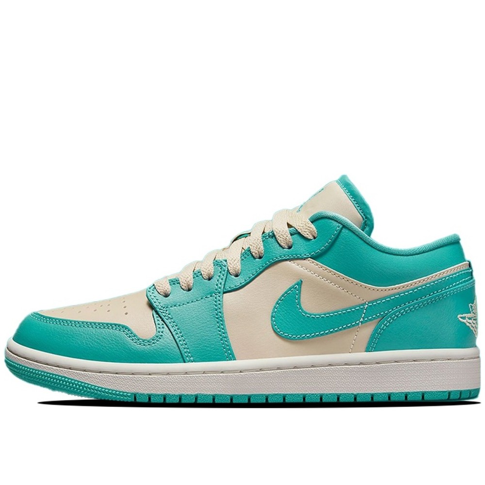 Air Jordan 1 Low Tropical Teal Sandy Beige