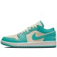 Air Jordan 1 Low Tropical Teal Sandy Beige