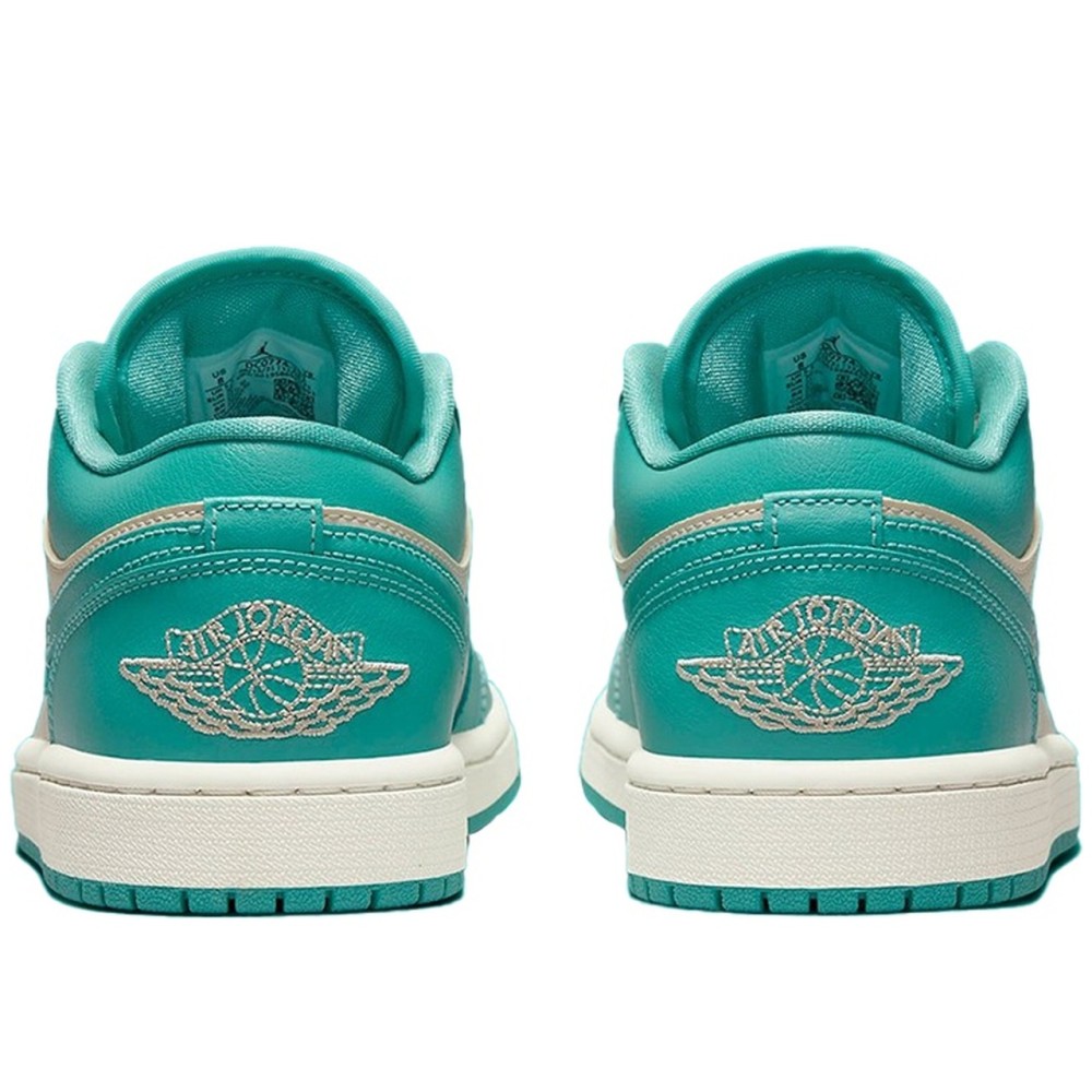 Air Jordan 1 Low Tropical Teal Sandy Beige