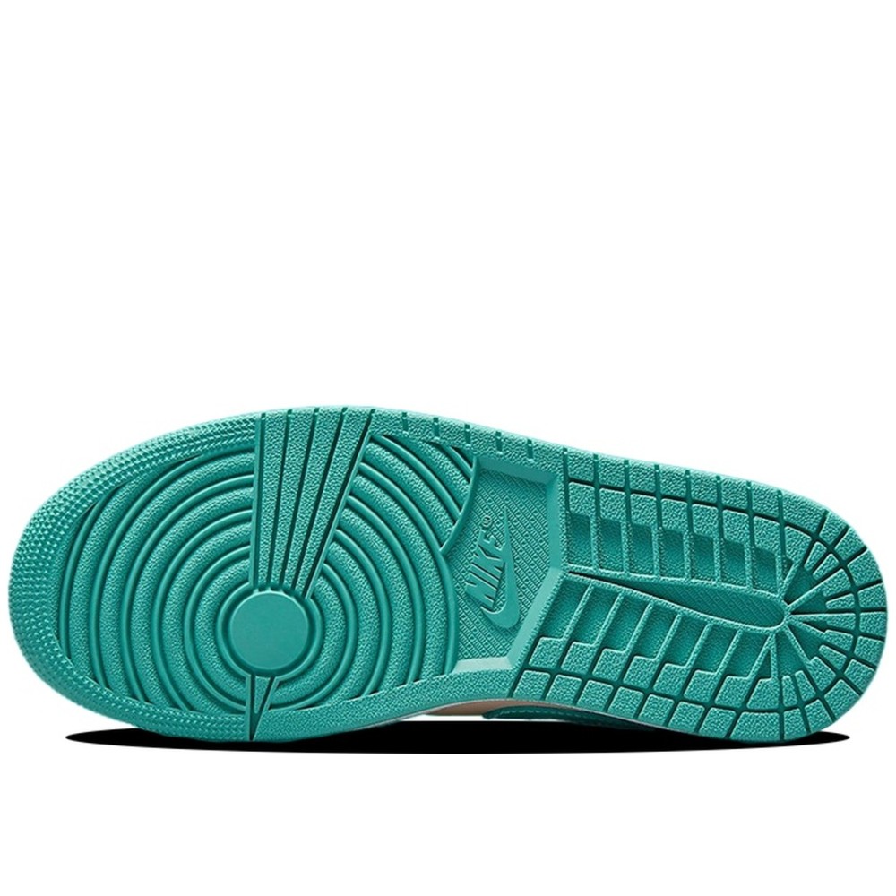 Air Jordan 1 Low Tropical Teal Sandy Beige