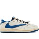 Air Jordan 1 Low OG Sp Fragment X Travis Scott Sail Military Blue