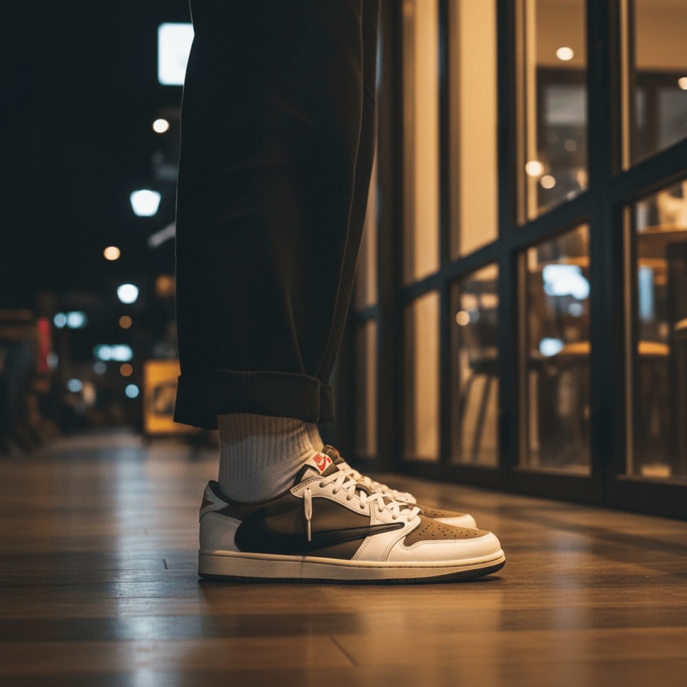 Air Jordan 1 Low OG Sp Travis Scott Medium Olive