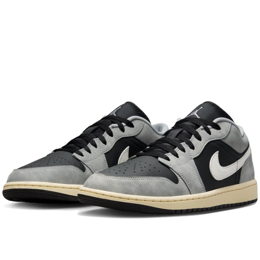 Air Jordan 1 Low Light Smoke Grey Off Noir