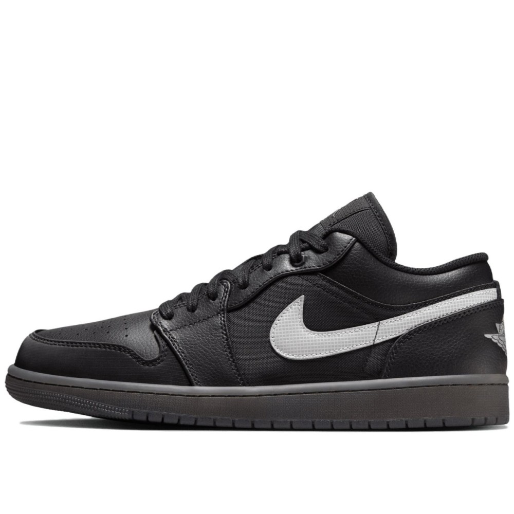 Air Jordan 1 Low Black White Dark Smoke Grey
