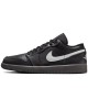 Air Jordan 1 Low Black White Dark Smoke Grey