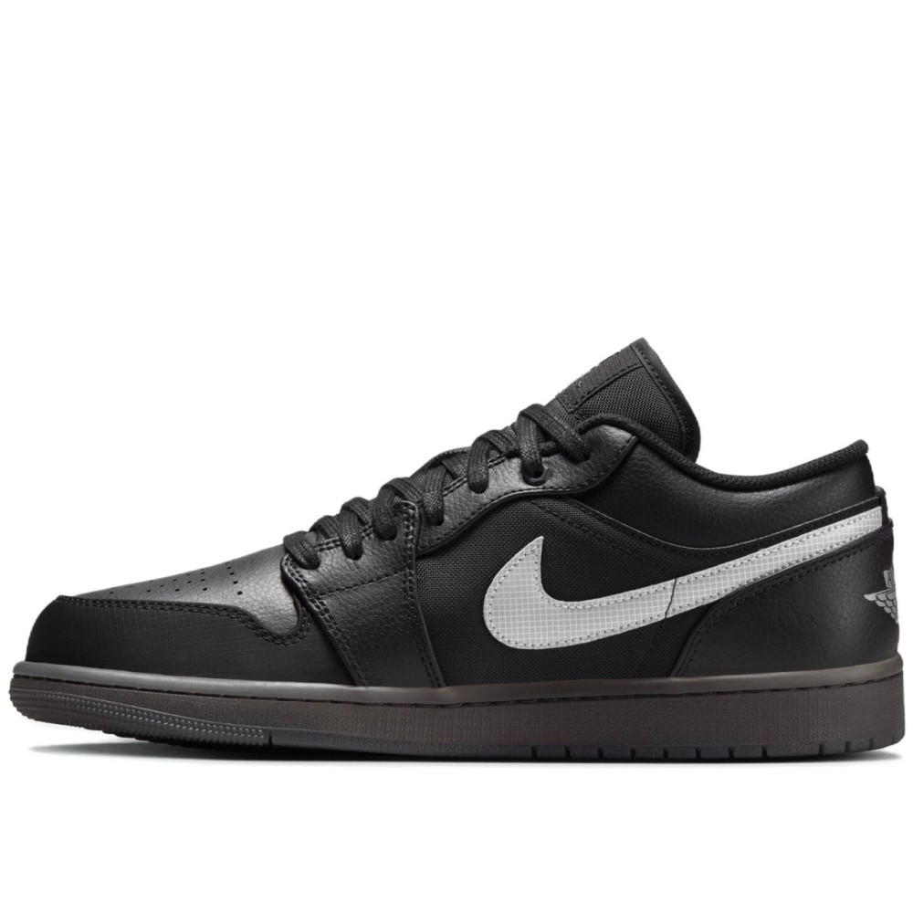 Air Jordan 1 Low Black White Dark Smoke Grey