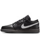 Air Jordan 1 Low Black White Dark Smoke Grey