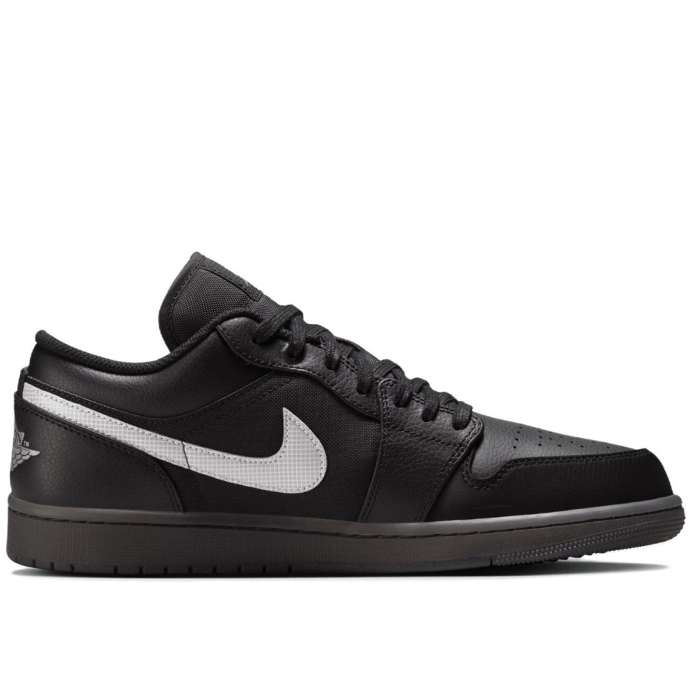 Air Jordan 1 Low Black White Dark Smoke Grey