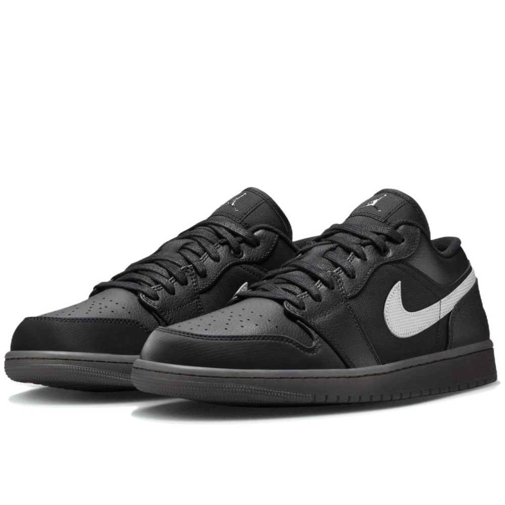 Air Jordan 1 Low Black White Dark Smoke Grey